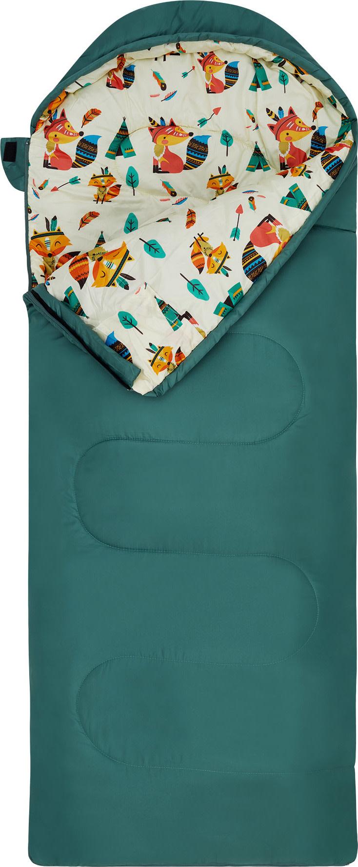Arctic Tern Kids' Sleeping Bag i grön färg – barnsovsäck för sommarcamping