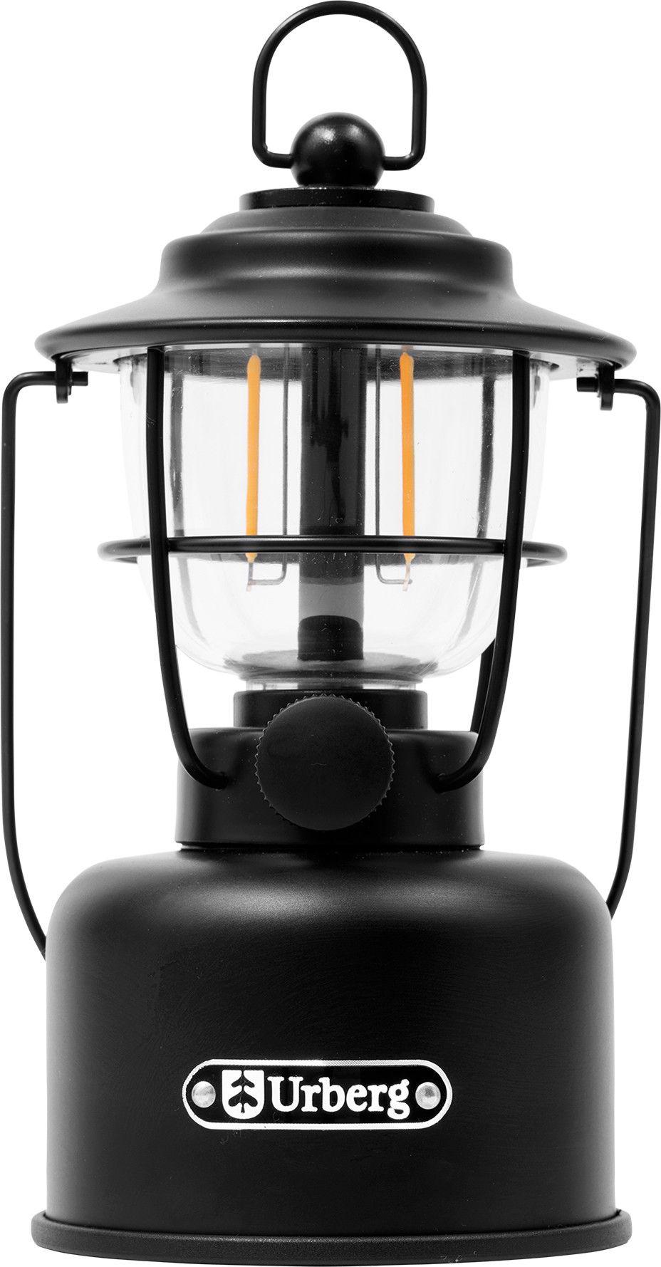 Urberg Lantern Classic 300 Lm Black – uppladdningsbar campinglykta