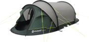 Outwell Nexion 2 Forest Green pop-up tält liggandes ihopvikt