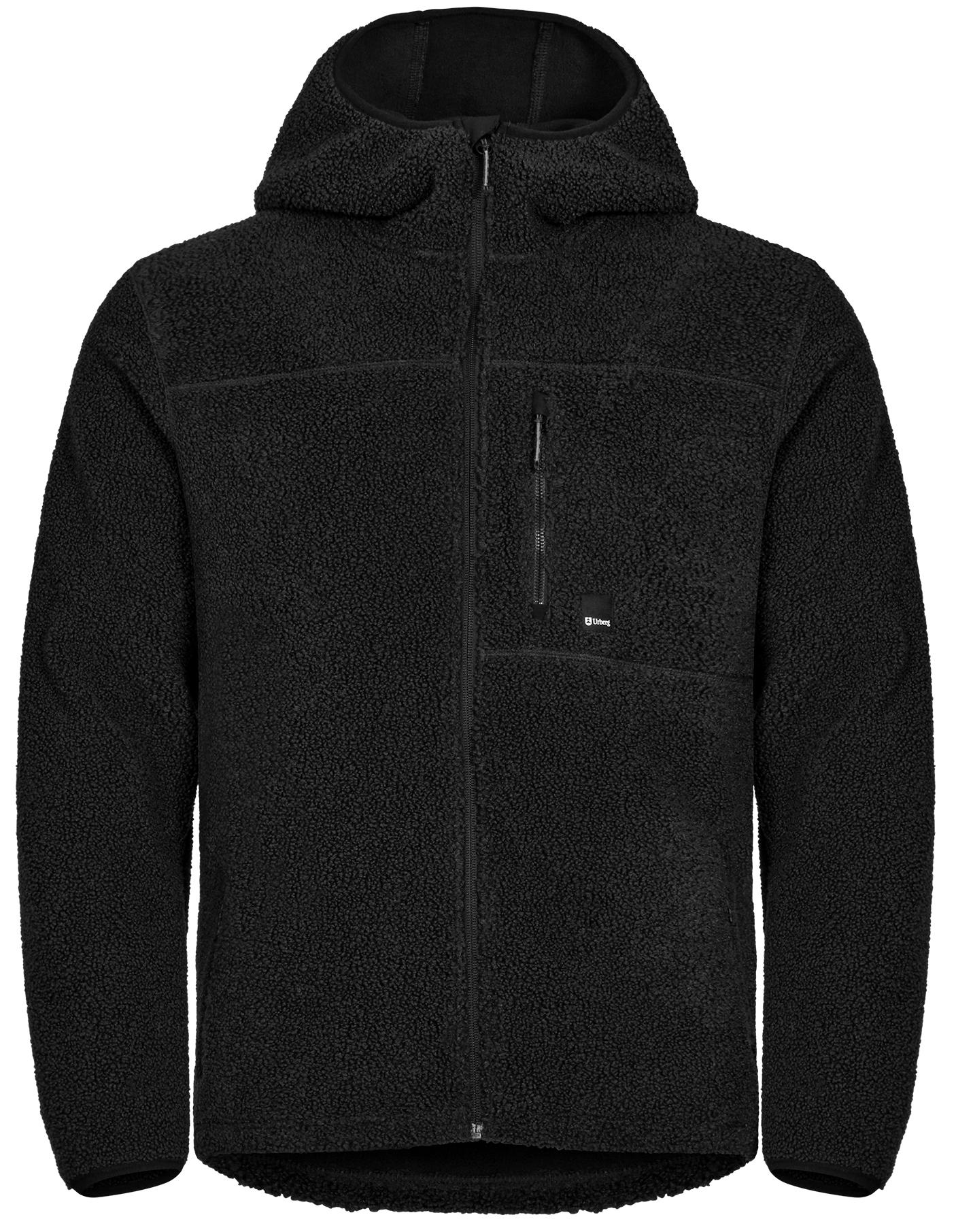 Urberg Pile Hoodie herr – fluffig teddyfleece-jacka med huva