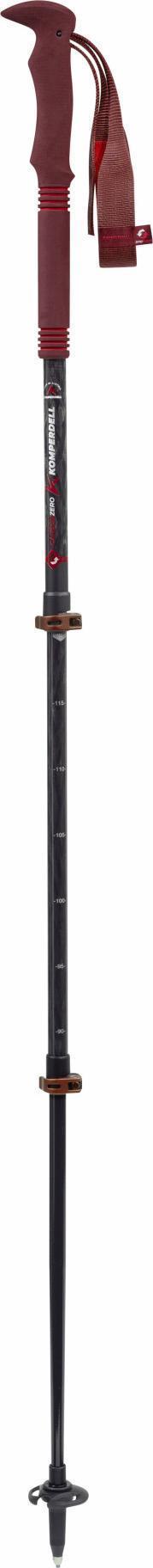 Komperdell Carbon Compact Pro Zero vandringsstavar i kolfiber