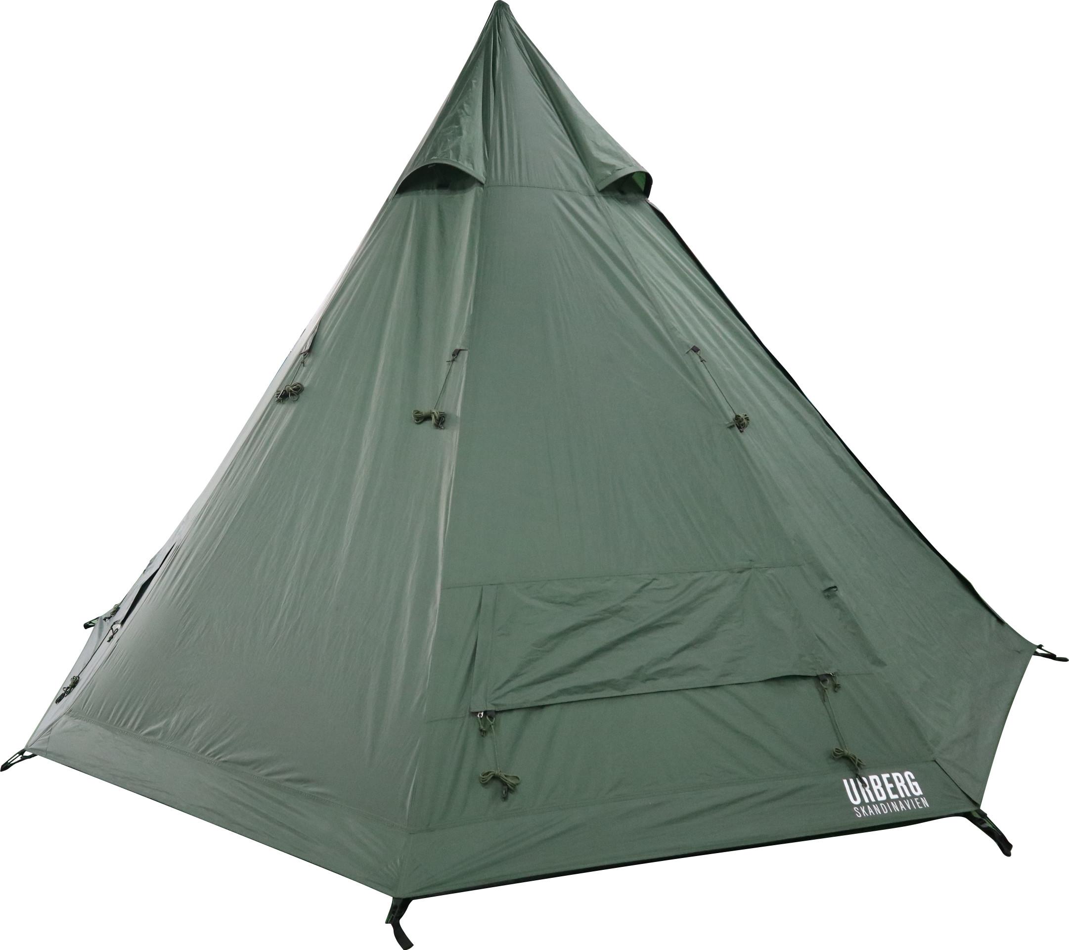 Urberg tipitält 5-person 2.0 i grönt