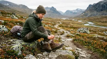 Bästa vandringskängor – stämningsbild hos Tältvalet
