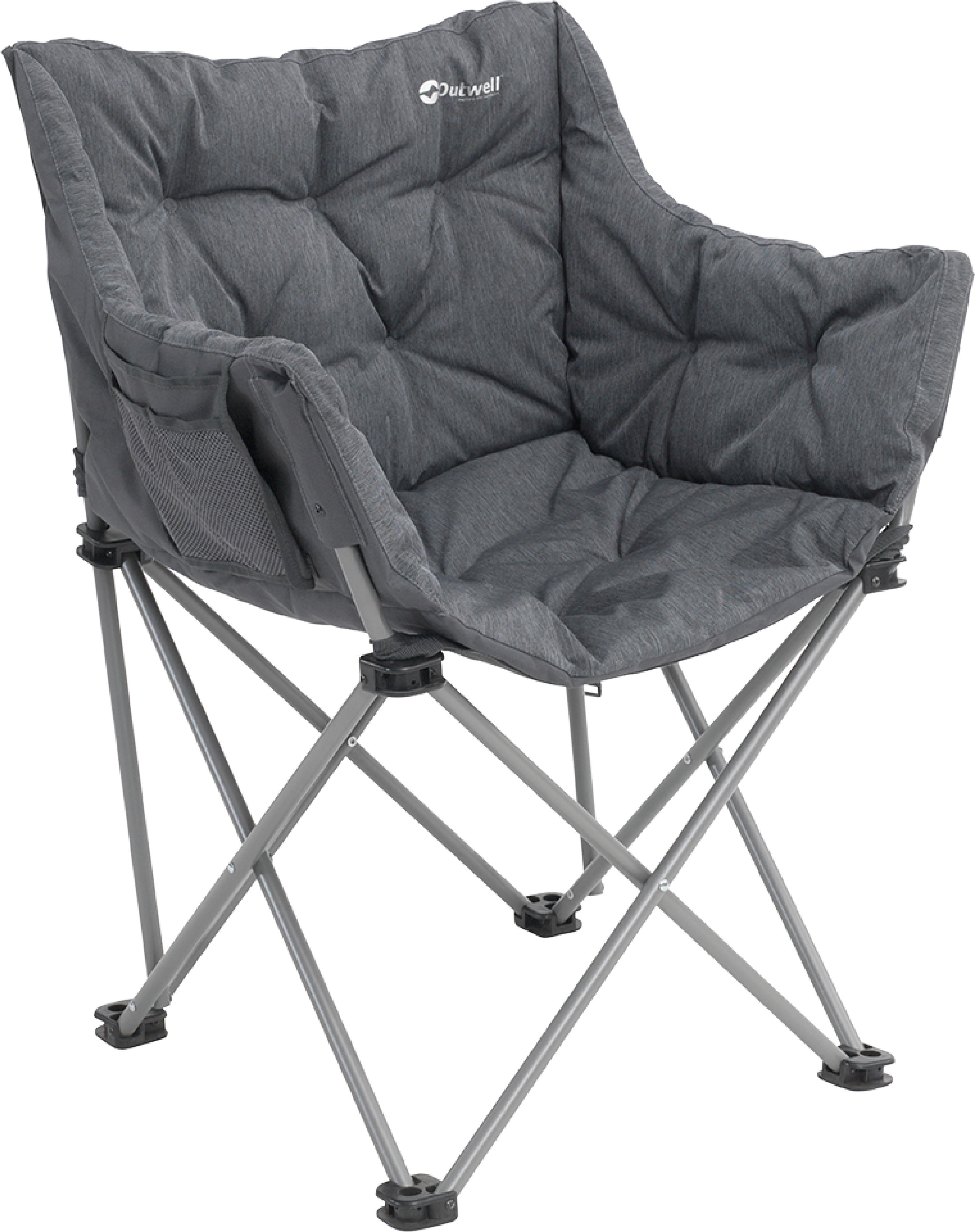 Outwell Sardis Lake Chair i svart och grått