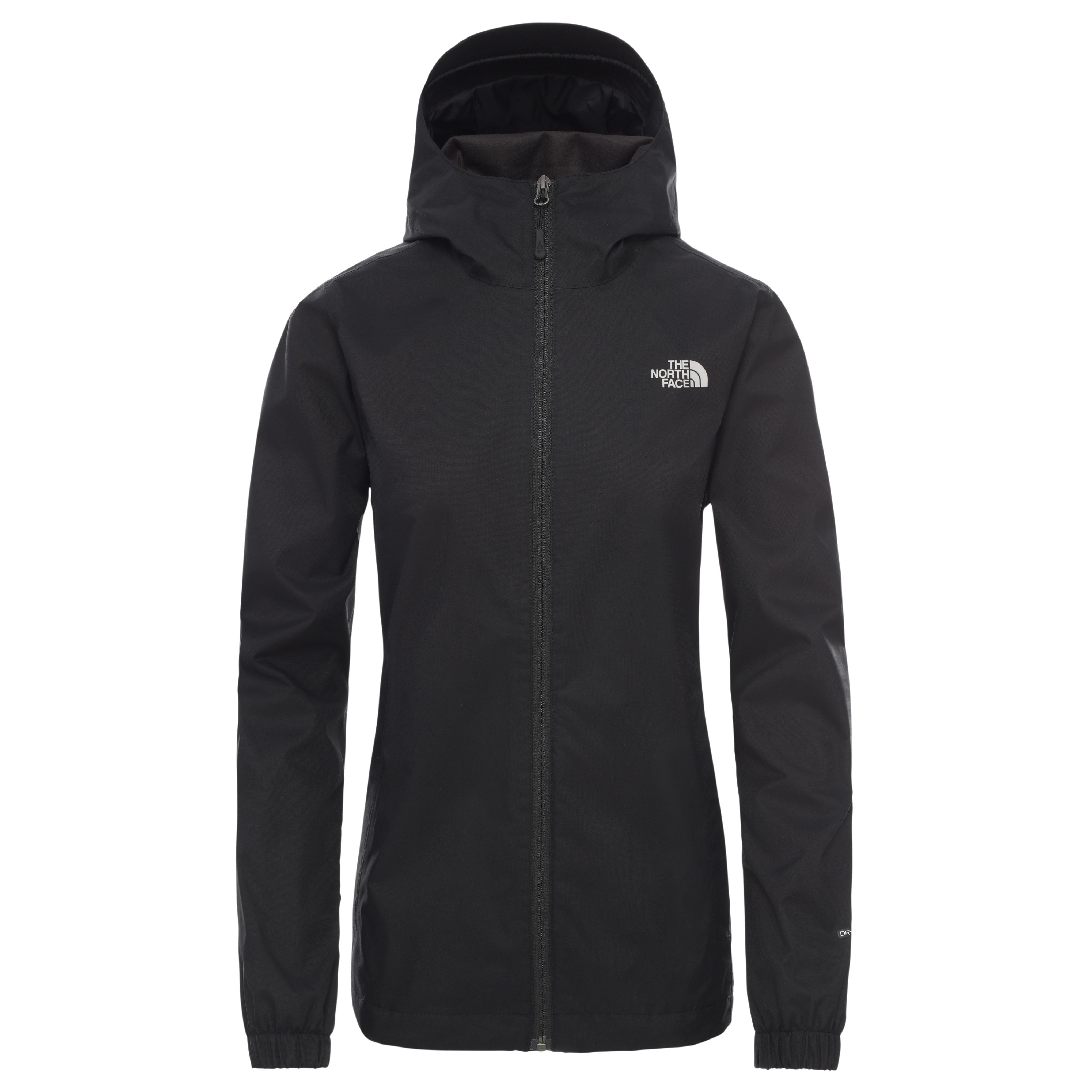 The North Face Quest regnjacka för dam i svart
