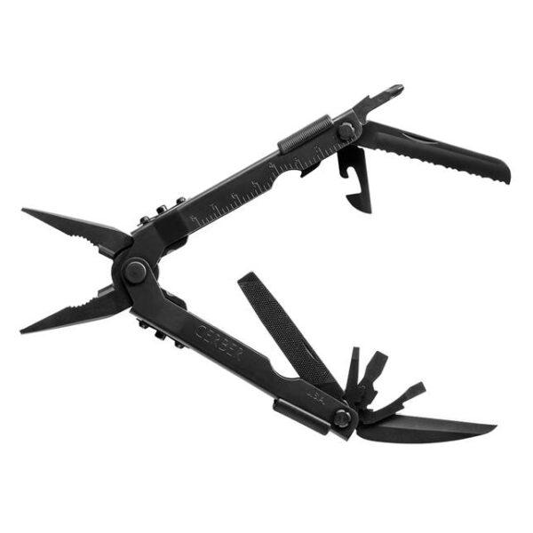 Gerber MP600 Basic Black – militärt multiverktyg med etthandsöppning och 14 funktioner