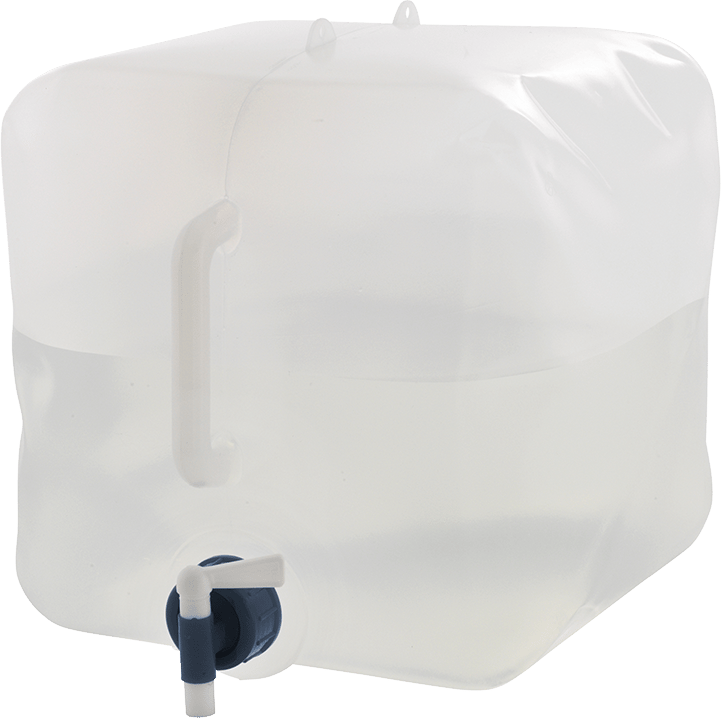Outwell Water Carrier 10L transparent hopfällbar vattendunk med kran