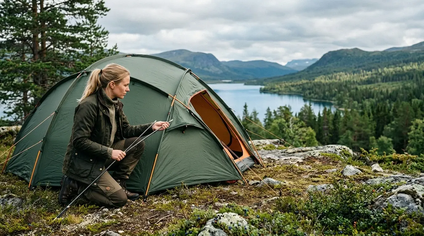 Köpguide tält – stämningsbild hos Tältvalet