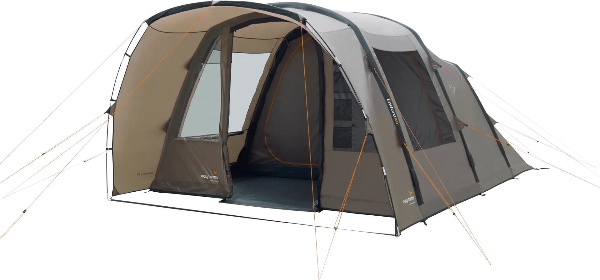 Easy Camp Brimnes 5 Air uppblåsbart familjetält i brunt
