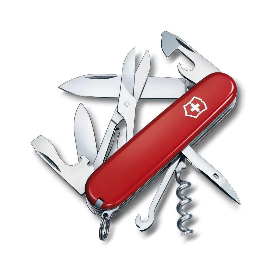 Victorinox Swiss Army Climber Red – röd schweizisk armékniv med 14 funktioner